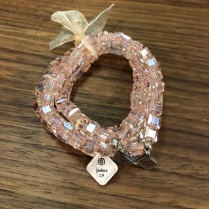 Blissful Beliefs rose’ trio bracelets